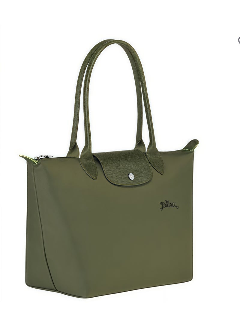 Longchamp LE PLIAGE GREEN L TOTE BAG Forest - Recycled Canvas Women's handbag shoulder bag - Image 5